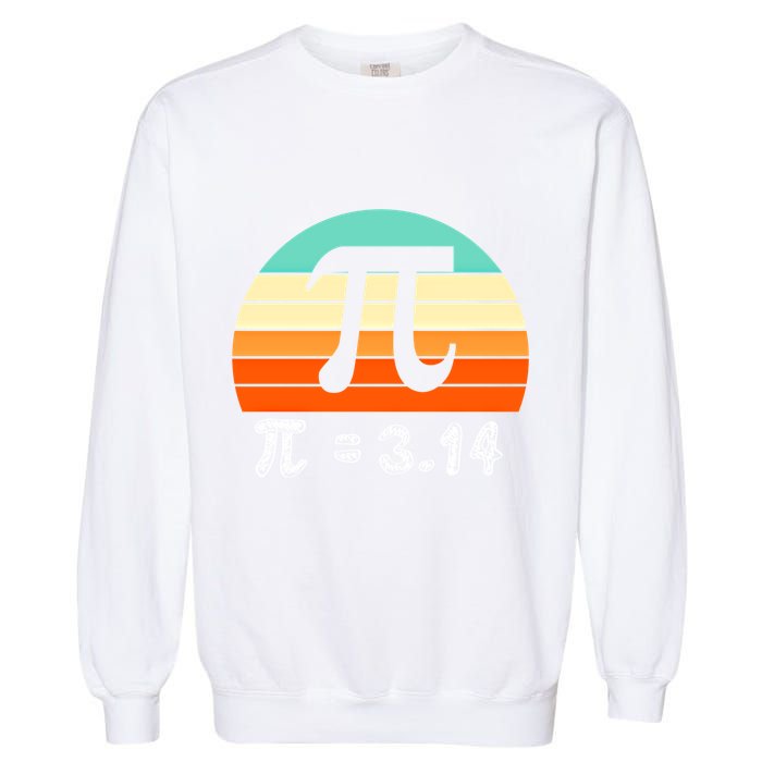 Cool Math Teacher Student Future Engineer Funny Happy Pi Day Gift Garment-Dyed Sweatshirt