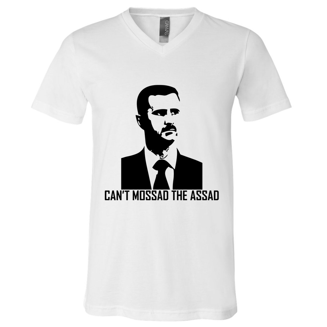 CanT Mossad The Assad V-Neck T-Shirt