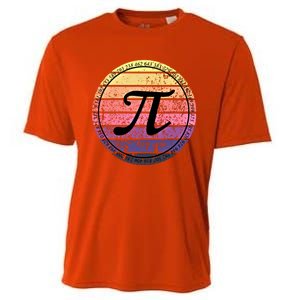 Cool Math Teacher Student Pi Day Digits Funny Happy Pi Day Gift Cooling Performance Crew T-Shirt