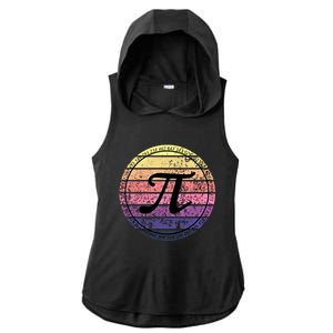 Cool Math Teacher Student Pi Day Digits Funny Happy Pi Day Gift Ladies PosiCharge Tri-Blend Wicking Draft Hoodie Tank