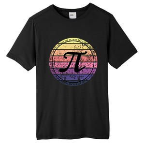 Cool Math Teacher Student Pi Day Digits Funny Happy Pi Day Gift Tall Fusion ChromaSoft Performance T-Shirt