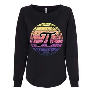 Cool Math Teacher Student Pi Day Digits Funny Happy Pi Day Gift Womens California Wash Sweatshirt