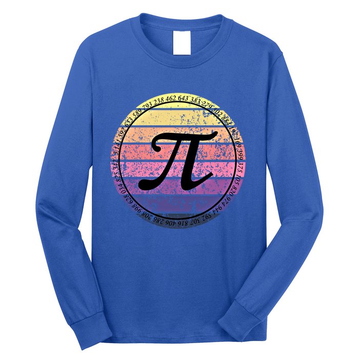 Cool Math Teacher Student Pi Day Digits Funny Happy Pi Day Gift Long Sleeve Shirt