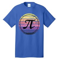 Cool Math Teacher Student Pi Day Digits Funny Happy Pi Day Gift Tall T-Shirt