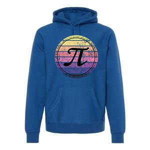 Cool Math Teacher Student Pi Day Digits Funny Happy Pi Day Gift Premium Hoodie