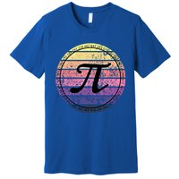 Cool Math Teacher Student Pi Day Digits Funny Happy Pi Day Gift Premium T-Shirt