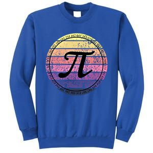 Cool Math Teacher Student Pi Day Digits Funny Happy Pi Day Gift Tall Sweatshirt