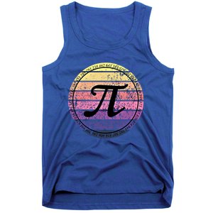 Cool Math Teacher Student Pi Day Digits Funny Happy Pi Day Gift Tank Top