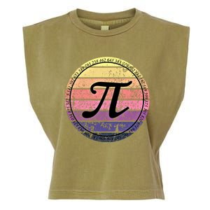 Cool Math Teacher Student Pi Day Digits Funny Happy Pi Day Gift Garment-Dyed Women's Muscle Tee