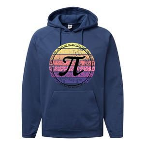 Cool Math Teacher Student Pi Day Digits Funny Happy Pi Day Gift Performance Fleece Hoodie