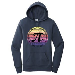 Cool Math Teacher Student Pi Day Digits Funny Happy Pi Day Gift Women's Pullover Hoodie