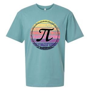 Cool Math Teacher Student Pi Day Digits Funny Happy Pi Day Gift Sueded Cloud Jersey T-Shirt