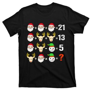 Christmas Math Teacher Funny Christmas T-Shirt