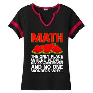 Cool Math Teacher For Men Women Mathematics Math Lover Humor Ladies Halftime Notch Neck Tee