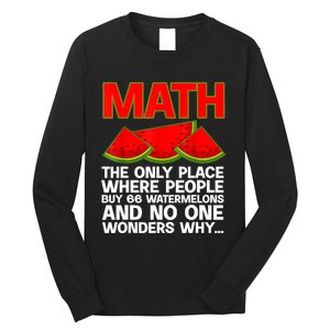 Cool Math Teacher For Men Women Mathematics Math Lover Humor Long Sleeve Shirt