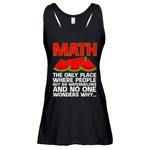 Cool Math Teacher For Men Women Mathematics Math Lover Humor Ladies Essential Flowy Tank