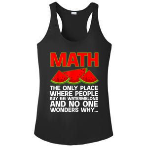 Cool Math Teacher For Men Women Mathematics Math Lover Humor Ladies PosiCharge Competitor Racerback Tank