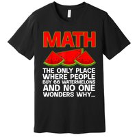 Cool Math Teacher For Men Women Mathematics Math Lover Humor Premium T-Shirt