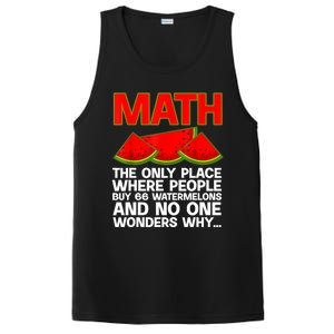 Cool Math Teacher For Men Women Mathematics Math Lover Humor PosiCharge Competitor Tank