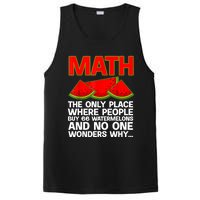 Cool Math Teacher For Men Women Mathematics Math Lover Humor PosiCharge Competitor Tank