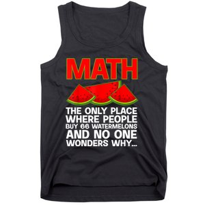 Cool Math Teacher For Men Women Mathematics Math Lover Humor Tank Top