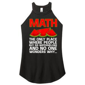 Cool Math Teacher For Men Women Mathematics Math Lover Humor Women's Perfect Tri Rocker Tank