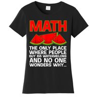 Cool Math Teacher For Men Women Mathematics Math Lover Humor Women's T-Shirt