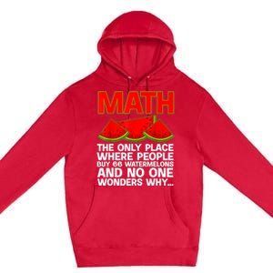 Cool Math Teacher For Men Women Mathematics Math Lover Humor Premium Pullover Hoodie