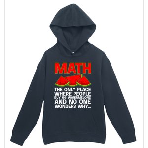 Cool Math Teacher For Men Women Mathematics Math Lover Humor Urban Pullover Hoodie