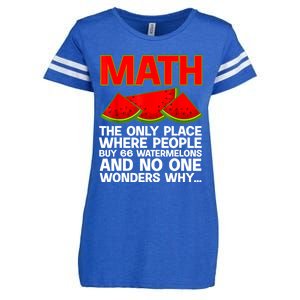 Cool Math Teacher For Men Women Mathematics Math Lover Humor Enza Ladies Jersey Football T-Shirt