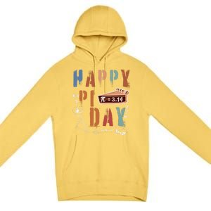 Cool Math Teacher Student S S Funny Happy Pi Day Gift Premium Pullover Hoodie