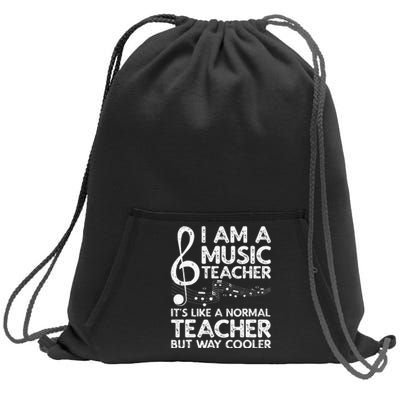 Cool Music Teacher School Orchestra Coach Sweatshirt Cinch Pack Bag