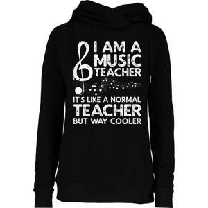 Cool Music Teacher School Orchestra Coach Womens Funnel Neck Pullover Hood