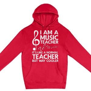 Cool Music Teacher School Orchestra Coach Premium Pullover Hoodie