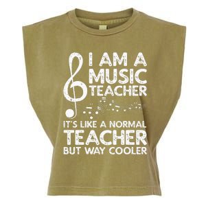 Cool Music Teacher School Orchestra Coach Garment-Dyed Women's Muscle Tee