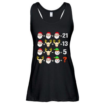 Christmas Math Teacher Funny Christmas Ladies Essential Flowy Tank