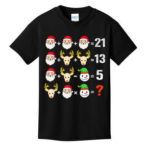 Christmas Math Teacher Funny Christmas Kids T-Shirt