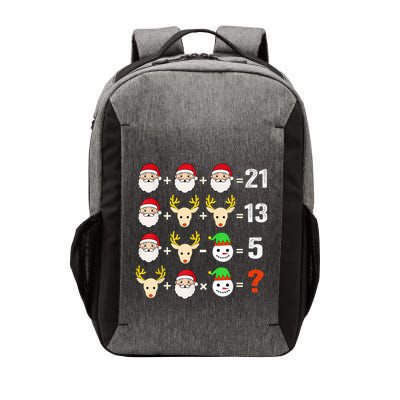 Christmas Math Teacher Funny Christmas Vector Backpack