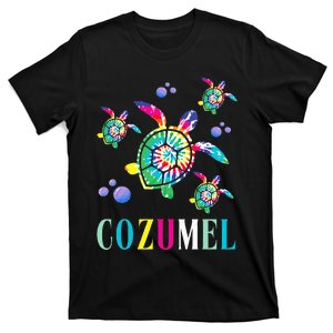 Cozumel Mexico Tie Dye Sea Turtle T-Shirt