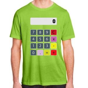 Calculator Math Teacher Halloween Costumes Funny Funny Adult ChromaSoft Performance T-Shirt