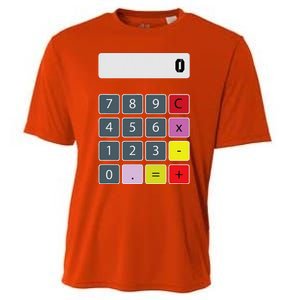 Calculator Math Teacher Halloween Costumes Funny Funny Cooling Performance Crew T-Shirt