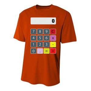 Calculator Math Teacher Halloween Costumes Funny Funny Performance Sprint T-Shirt