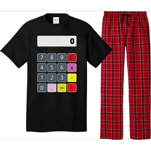 Calculator Math Teacher Halloween Costumes Funny Funny Pajama Set