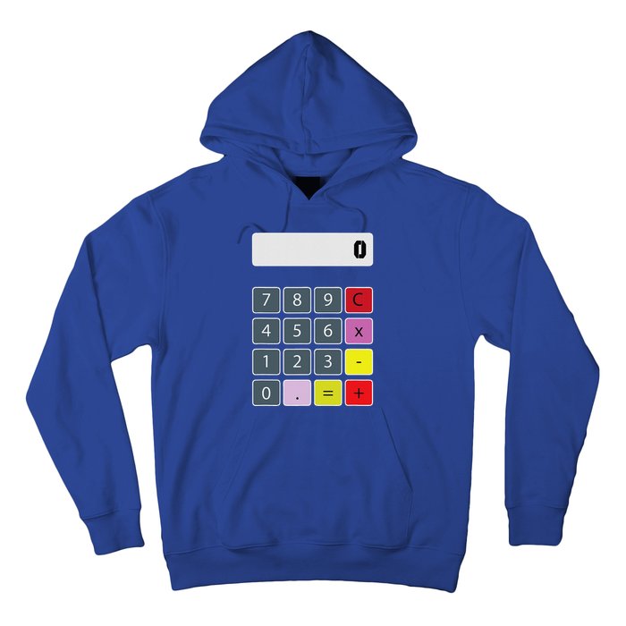 Calculator Math Teacher Halloween Costumes Funny Funny Hoodie