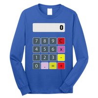 Calculator Math Teacher Halloween Costumes Funny Funny Long Sleeve Shirt