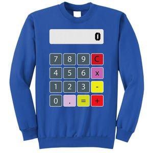 Calculator Math Teacher Halloween Costumes Funny Funny Sweatshirt