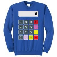 Calculator Math Teacher Halloween Costumes Funny Funny Sweatshirt