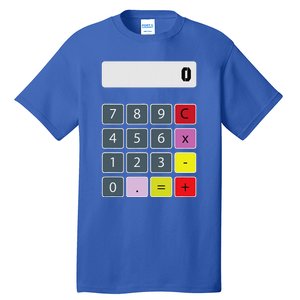 Calculator Math Teacher Halloween Costumes Funny Funny Tall T-Shirt