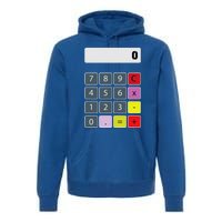 Calculator Math Teacher Halloween Costumes Funny Funny Premium Hoodie