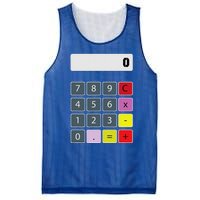 Calculator Math Teacher Halloween Costumes Funny Funny Mesh Reversible Basketball Jersey Tank